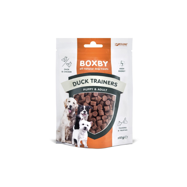 Boxby Trningsssnack til hund And 100 g.